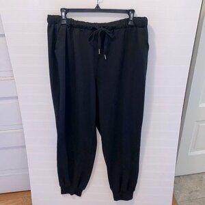 Black Lounge Joggers Size 2XL